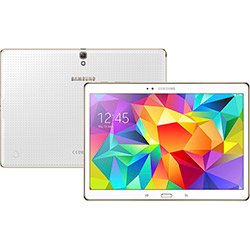 Tablet Samsung Galaxy Tab S T800N 16GB Wi-fi Tela Super AMOLED+ 10.5" Android 4.4 Processador Octa-Core com Quad 1.9 GHz + Quad 1.3 Ghz - Branco