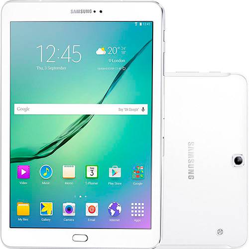 Tablet Samsung Galaxy Tab S2 T819 32GB Wi-Fi 4G Tela 9.7" Android Processador Octa Core - Branco