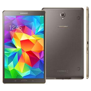 Tablet Samsung Galaxy Tab S Wi-Fi com Tela 8.4” Super Amoled, 16GB, Câmera 8MP, GPS, Android 4.4 e Processador Octa-Core - Bronze