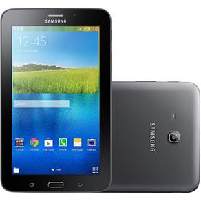Tablet Samsung Galaxy Tab T116 8GB Wi-Fi/3G Tela 7" Android 4.4 Processador Quad Core 1.3Ghz - Preto