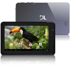 Tablet Smart DL HD7 com 4GB, Wi-Fi, Tela 7", Câmera 2MP, Cabo USB, Slot para Cartão e Android 4.0 - Chumbo