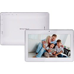 Tablet Space BR 558402 4GB Wi-Fi Tela 7" Android 4.2 Processador Dual Core 1GHz - Branco