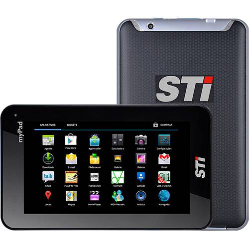 Tudo sobre 'Tablet STI TA 0703G 16GB Wi-fi + 3G Tela 7" Android 4.1 Processador Rockchip Dual Core - Preto'