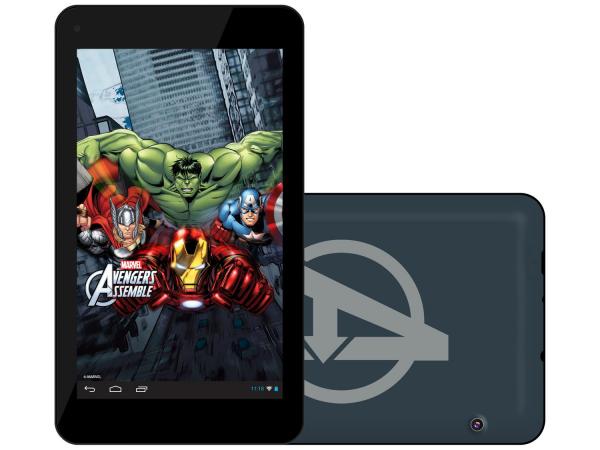 Tudo sobre 'Tablet Tectoy Avengers 8GB Tela 7” Wi-Fi Android - Proc. Quad Core Câmera 2MP + Frontal'