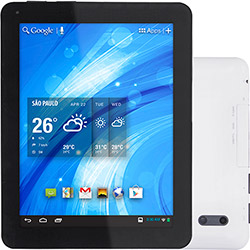 Tablet TecToy Glow TT-2905 8GB Wi Fi Tela 9.7" Android 4.1 Processador Dual Core Cortex A9 1.6 GHz - Branco