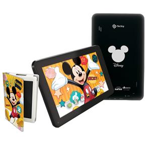 Tablet TecToy Magic III TT1720 com Tela 7", 8GB, Câmera, Slot para Cartão, Wi-Fi, Suporte à Modem 3G e Android 4.1 + Capa Tectoy Mickey