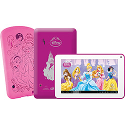 Tablet Tectoy Princesa TT-2715 8GB Wi-Fi Tela 7" Android 4.2 Processador Dual Core Rosa