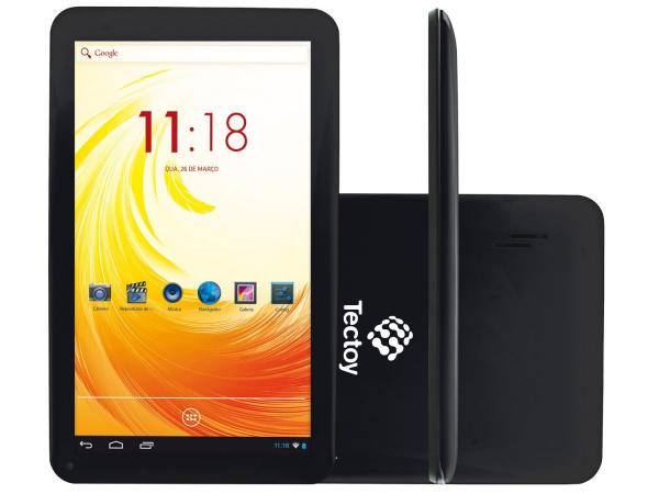 Tablet Tectoy Wind 8GB Tela 7” Wi-Fi Android 4.2 - Processador Dual Core Câmera Frontal Integrada