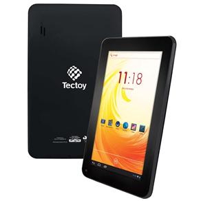 Tablet TecToy Wind TT2725 com Tela 7", 4GB, Câmera VGA, Android 4.2,Entrada para Cartão de Memória, Wi-Fi e Suporte à Modem 3G - Preto