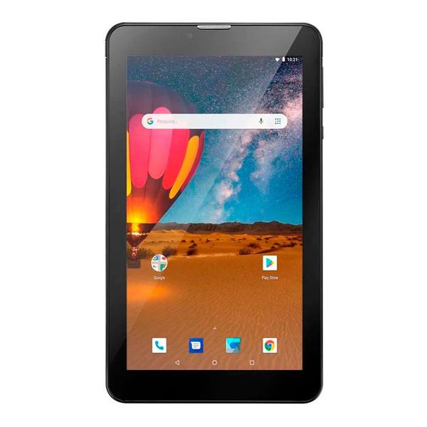 Tablet Tela 7" Android 8.1 Wi-Fi 16GB Multilaser M7 3G Plus NB304 Preto