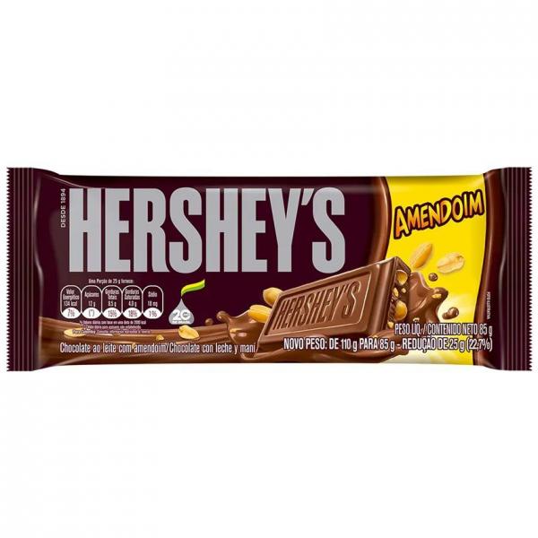 Tablete Chocolate com Amendoim 92g - Hersheys - Hersheys