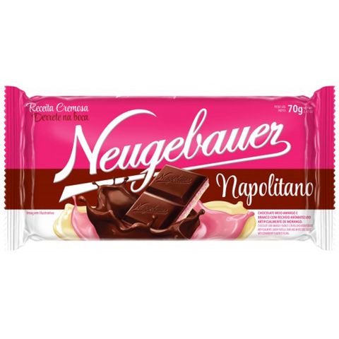 Tablete Chocolate Napolitano 70g - Neugebauer