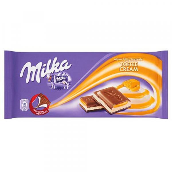 Tablete Chocolate Toffee Cream 100g - Milka