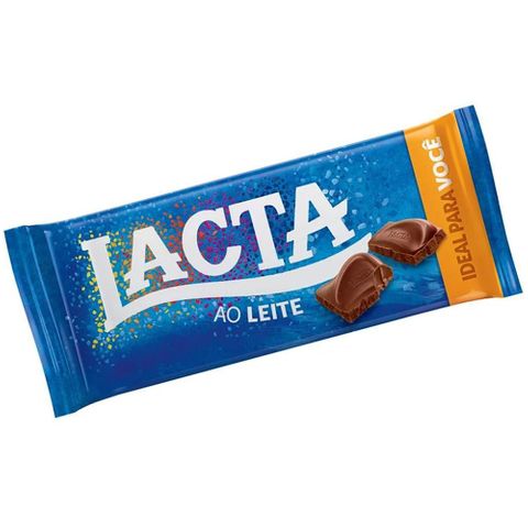Tablete de Chocolate ao Leite 90g - Lacta