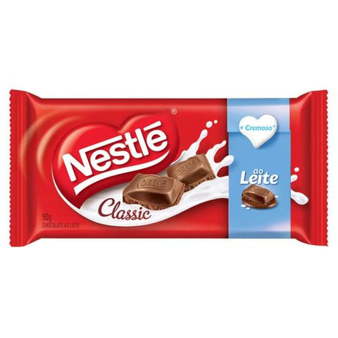 Tablete de Chocolate ao Leite Classic 90g - Nestlé