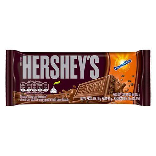 Tablete de Chocolate ao Leite com Ovomaltine 87g - Hersheys