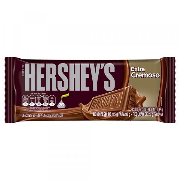 Tablete de Chocolate ao Leite Extra Cremoso 92g - Hersheys