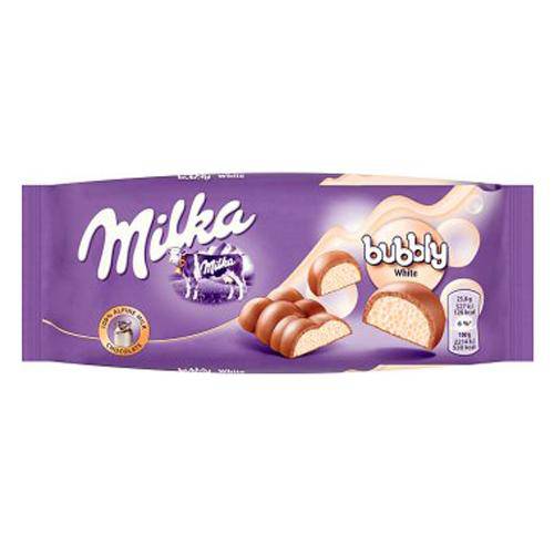 Tudo sobre 'Tablete de Chocolate Bubbly Branco 95g - Milka'