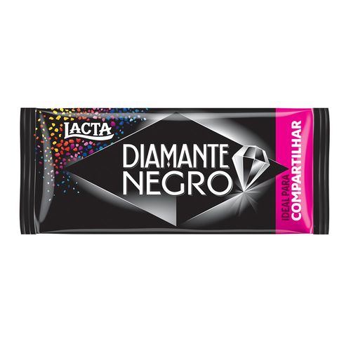 Tablete de Chocolate Diamante Negro 135g - Lacta