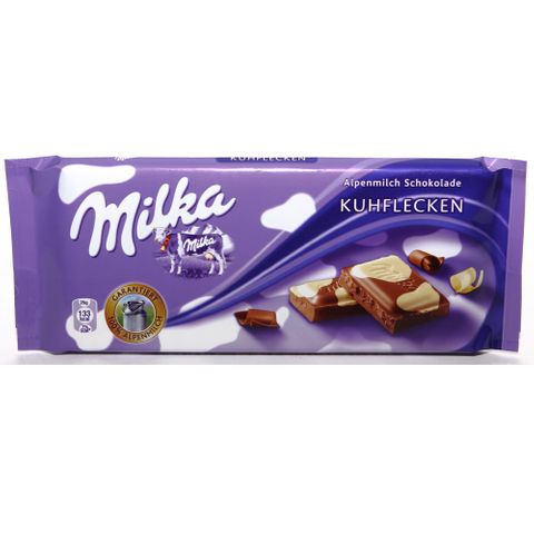 Tablete de Chocolate Kuhflecken Mix 100g - Milka