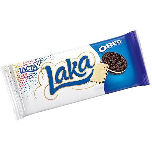 Tablete de Chocolate Laka Oreo 90g - Lacta