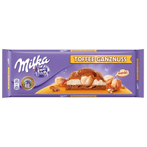 Tablete de Chocolate Toffee Wholenut 300g - Milka