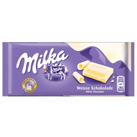 Tablete de Chocolate Weisse Branco 100g - Milka