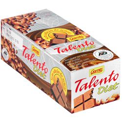 Tablete Talento Diet Avelã 25g C/ 15 Unid - Garoto
