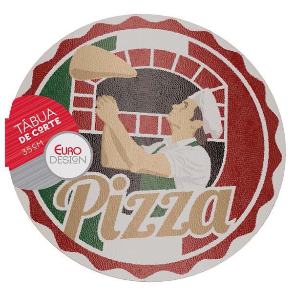 Tabua de Vidro para Pizza 35cm Pizzaiolo - Euro Home FH13015