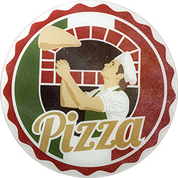 Tábua de Vidro para Pizza 35cm Pizzaiolo - La Cuisine