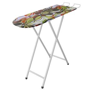 Tábua/Mesa de Passar Roupas Facile Plus Estampado 31cm Largura Suporte P/ Ferro e Regulagem de Altura - Elite Aço - VERDE