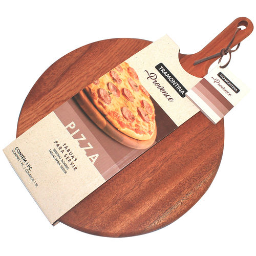 Tábua para Pizza Tramontina Provence 42cm 1335/4641, Mogno Africano