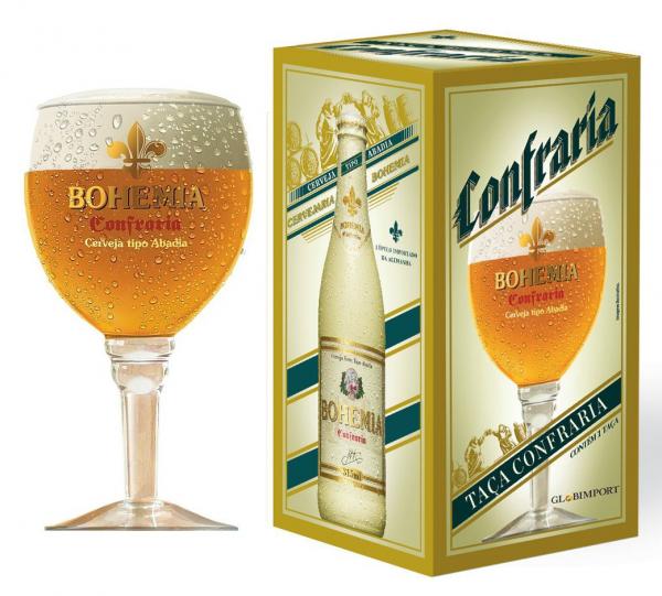 Taça de Cerveja Bohemia Confraria 430ml - Ambev