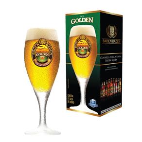 Taça para Cerveja em Vidro Baden Baden Golden - 300ml - TRANSPARENTE