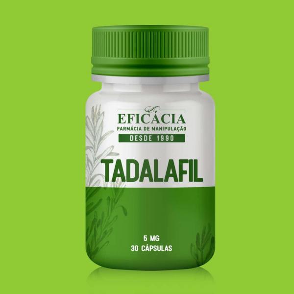 Tadalafil 5 Mg - 30 Cápsulas - Farmácia Eficácia