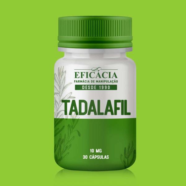 Tadalafila 10 Mg - 30 Cápsulas - Farmácia Eficácia