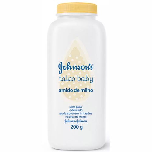 Talco Infantil Johnson's Baby Amido de Milho 200g TALCO INF JOHNSON BABY 200G-FR AMIDO MILHO