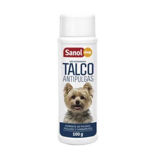 Talco Sanol Dog Antipulgas - 100 G