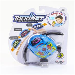Talkibot Robô Gravador Silverlit Azul- DTC