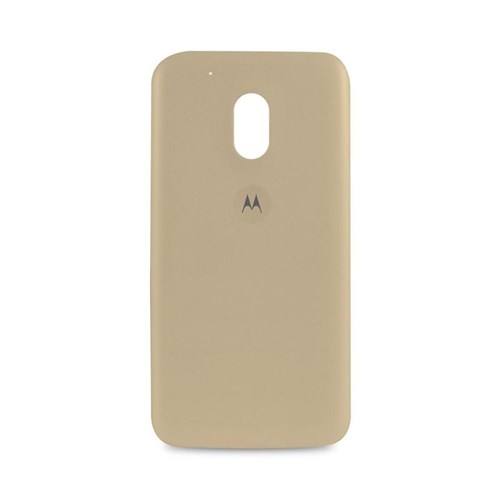 Tudo sobre 'Tampa Capinha Capa Traseira Dourada Motorola Moto G4 Play'