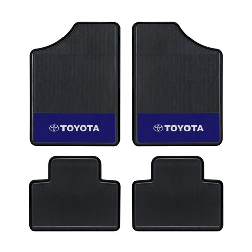 Tapete Automotivo- Logo Toyota - Base Azul