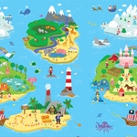 Tapete Baby Play Mat Médio Magical Island Safety 1st