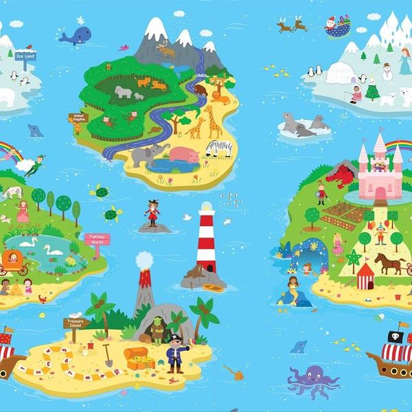 Tapete Baby Play Mat Médio Safety 1st Magical Island