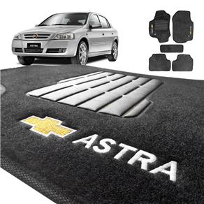 Tapete Carpete do Chevrolet Astra Grafite com Trava Segurança
