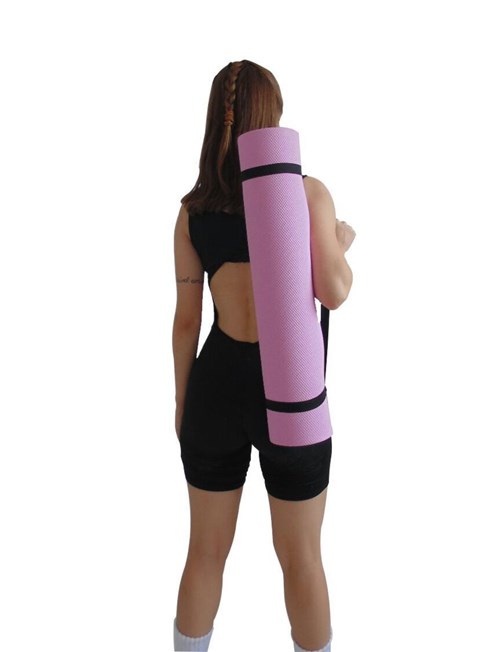 Tapete Colchonete Portátil com Alça para Yoga Pilates e Diversos Exercicios (173Cmx61cmx0,4Cm) Wct Fitness 511204