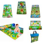 Tapete de Atividades Infantil C/ Bolsa 2,00x1,80m Dupla Face