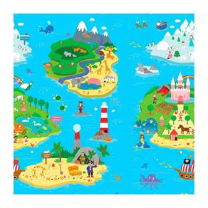 Tapete de Atividades Magical Island 1.25M Azul Safety 1S