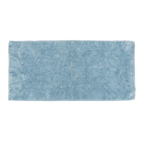 Tudo sobre 'Tapete de Banheiro Royal Tecido Azul 60x120cm Sensea'
