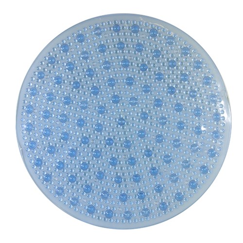 Tudo sobre 'Tapete de Box Azul Antiderrapante Plástico 50x50cm Aqua-Spa KomLog'