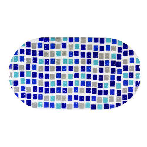 Tudo sobre 'Tapete de Box Banheiro Aqua Print Colorful Bella Casa 68,5cmx38cm Colorido'